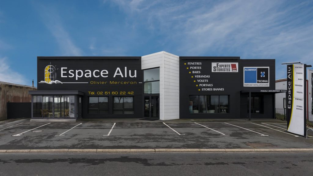 Magasin de ESPACE ALU, fenêtres, portes, stores et portails à Saint Gilles Croix de Vie