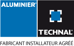 Logo de l'entreprise Aluminier Technal, partenaire d'Espace Alu, entreprise de menuiserie à Saint-Gilles-Croix-de-Vie