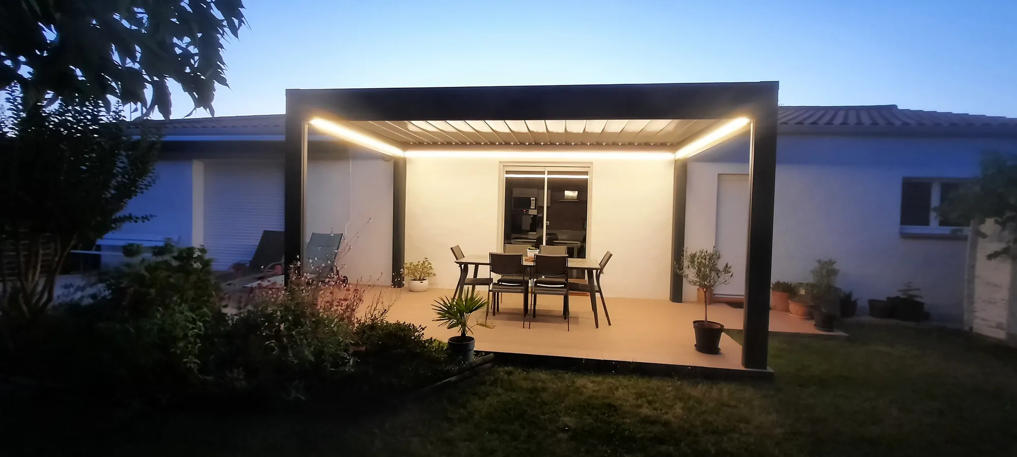 Réalisation de pergolas par Espace alu, entreprise Espace alu, entreprise de menuiserie à Saint-Gilles-Croix-de-Vie