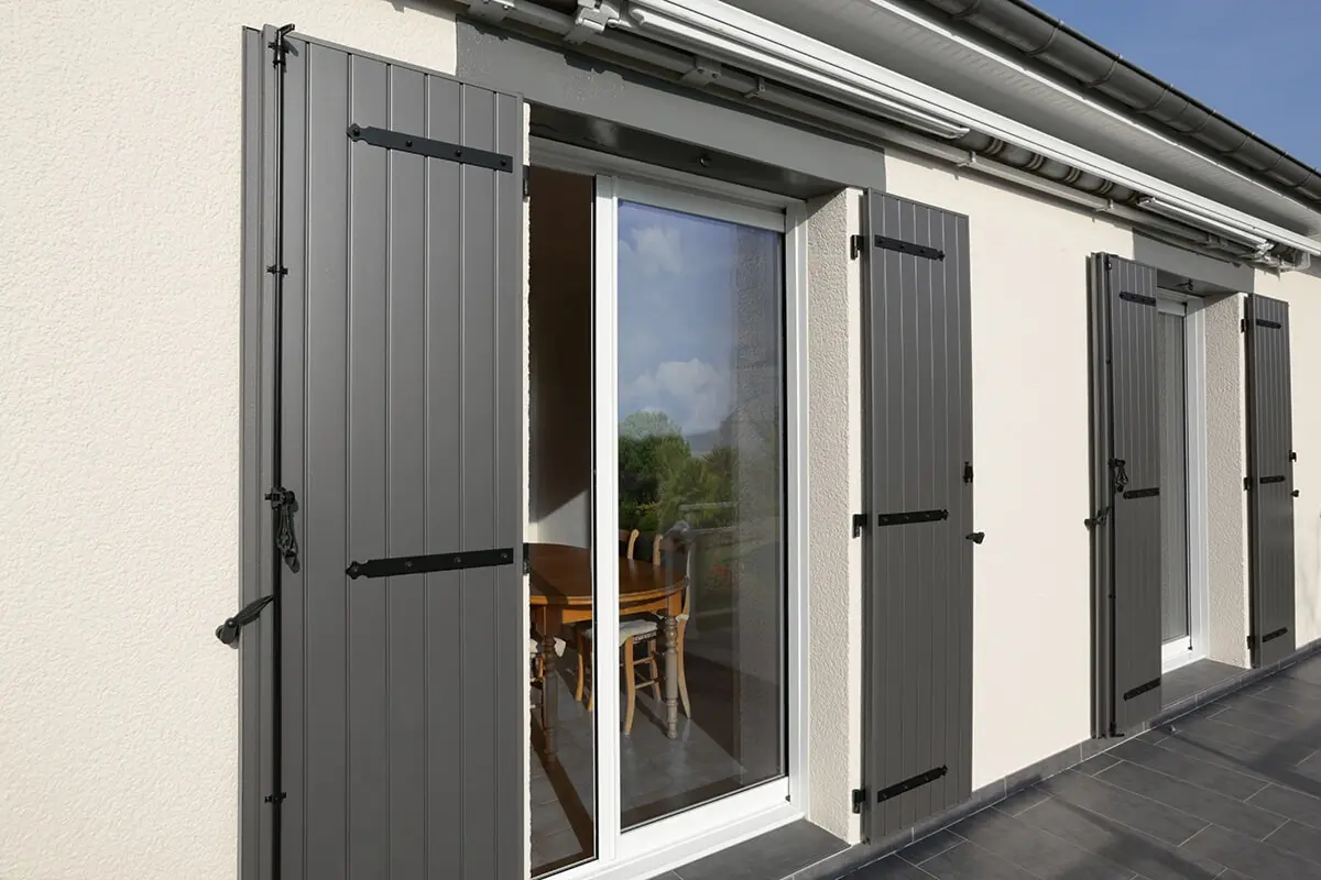 Réalisation de volets par Espace alu, entreprise Espace alu, entreprise de menuiserie à Saint-Gilles-Croix-de-Vie