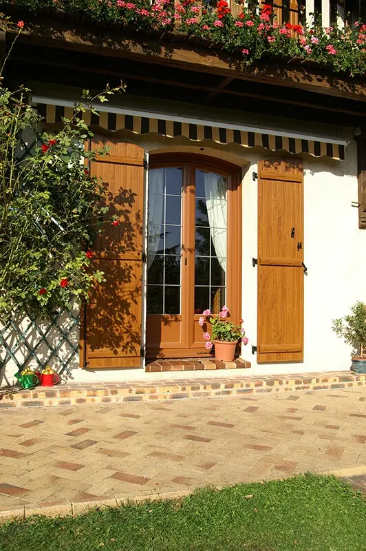 Réalisation de volets par Espace alu, entreprise Espace alu, entreprise de menuiserie à Saint-Gilles-Croix-de-Vie