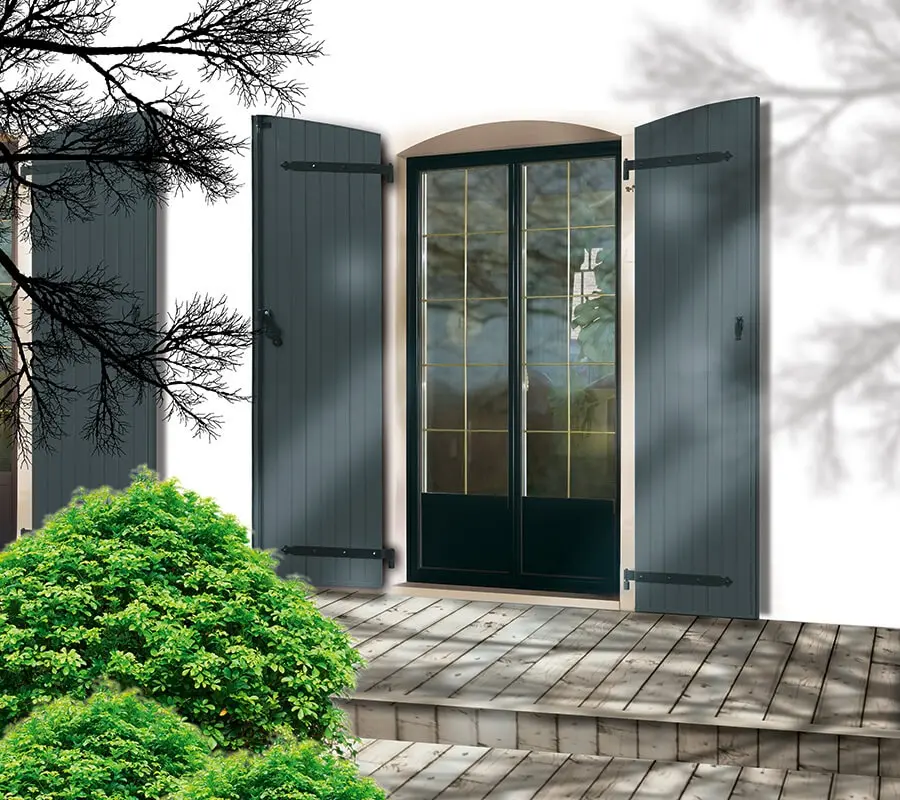 Réalisation de volets par Espace alu, entreprise Espace alu, entreprise de menuiserie à Saint-Gilles-Croix-de-Vie