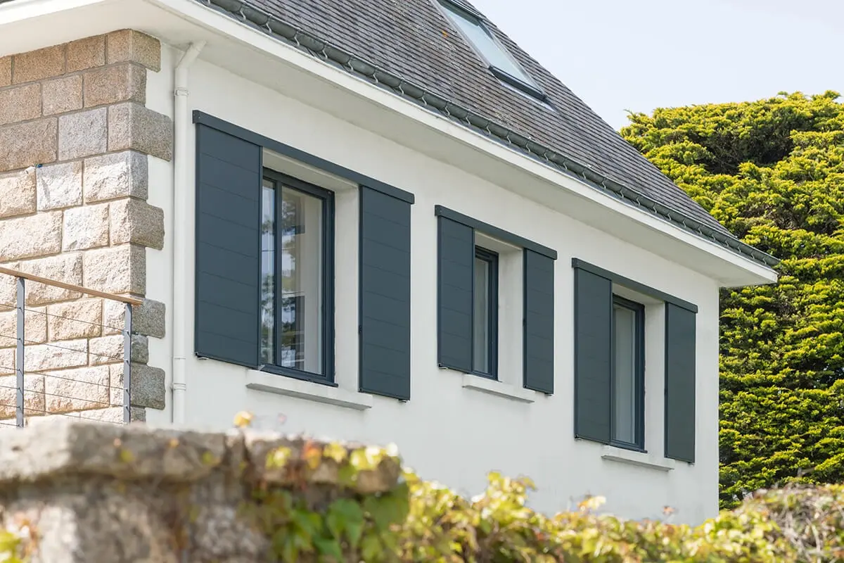 Réalisation de volets par Espace alu, entreprise Espace alu, entreprise de menuiserie à Saint-Gilles-Croix-de-Vie
