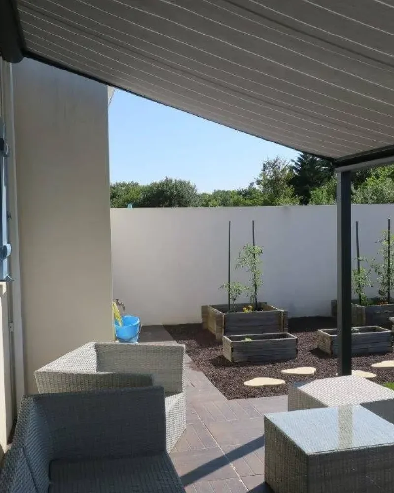 Réalisation de pergolas par Espace alu, entreprise Espace alu, entreprise de menuiserie à Saint-Gilles-Croix-de-Vie