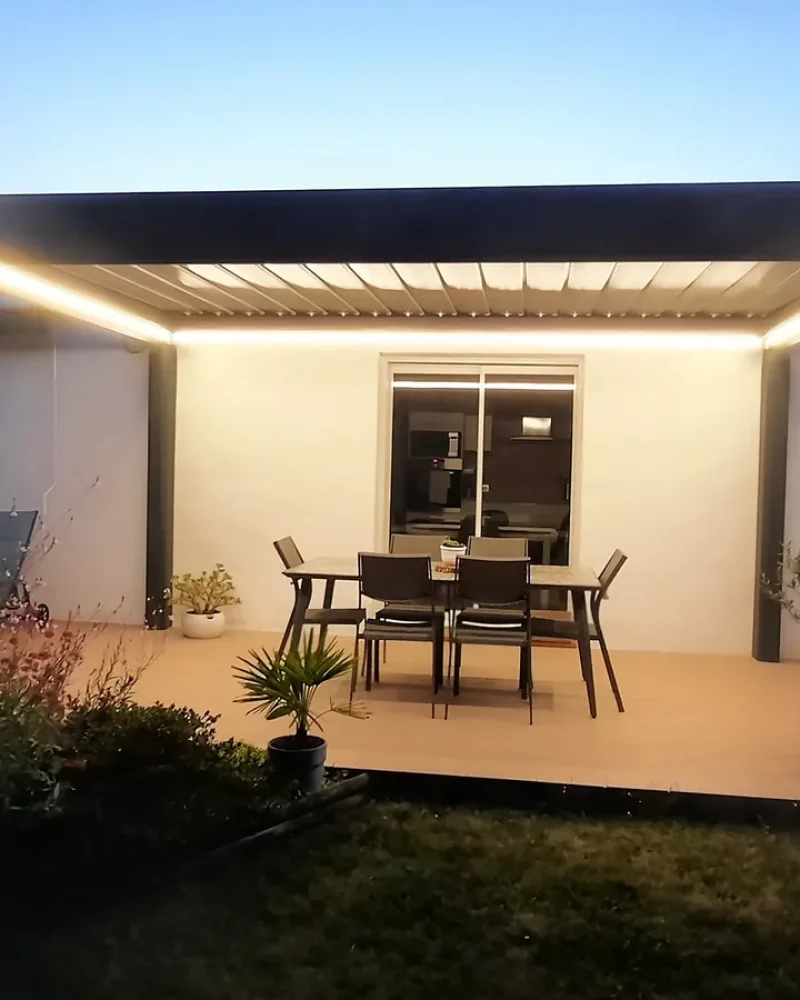 Réalisation de pergolas par Espace alu, entreprise Espace alu, entreprise de menuiserie à Saint-Gilles-Croix-de-Vie